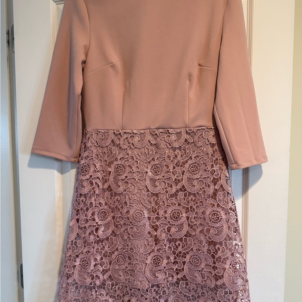 Paper Dolls Little Mistress Blush Long Sleeve Lace Dress